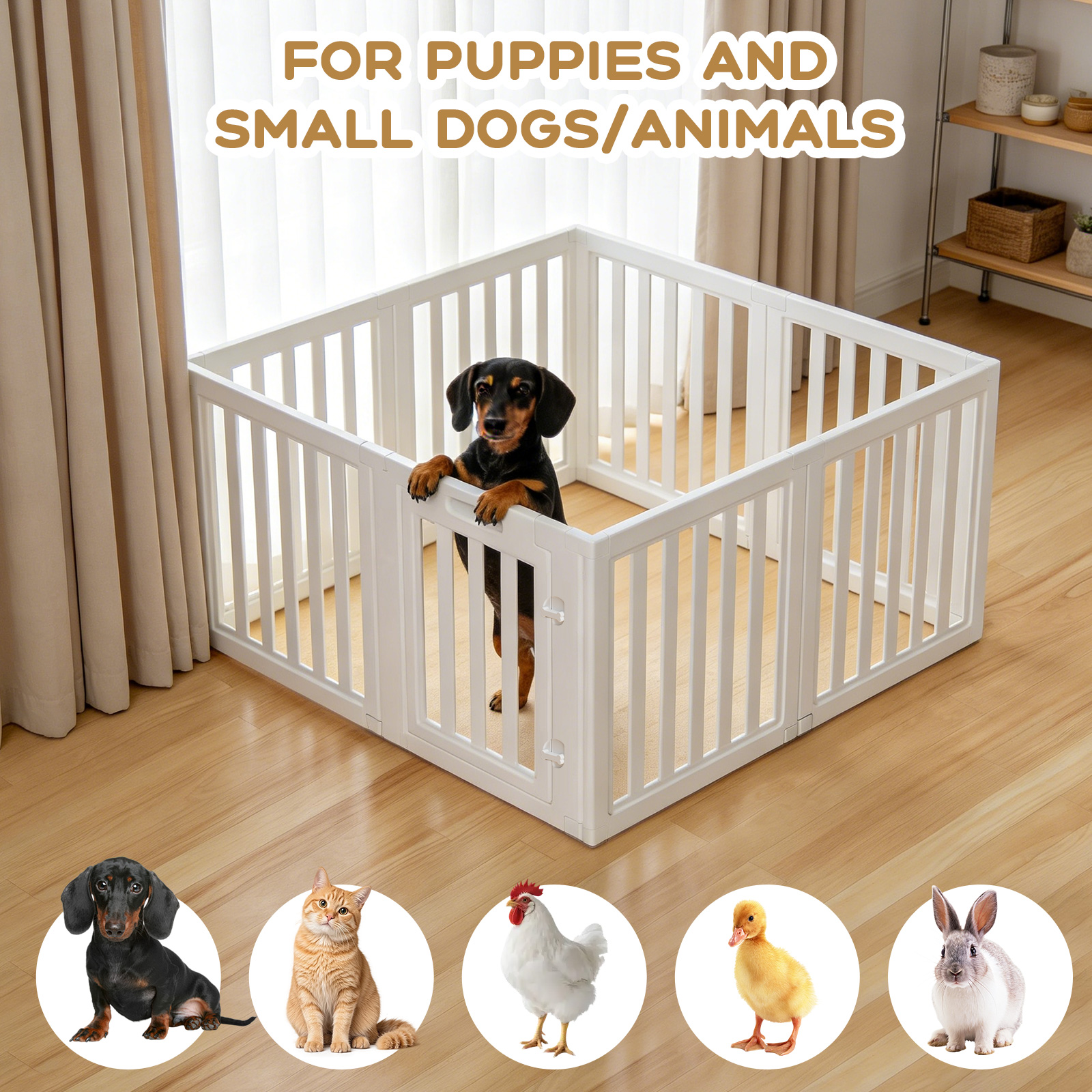 LoveTail Dog Playpen Indoor