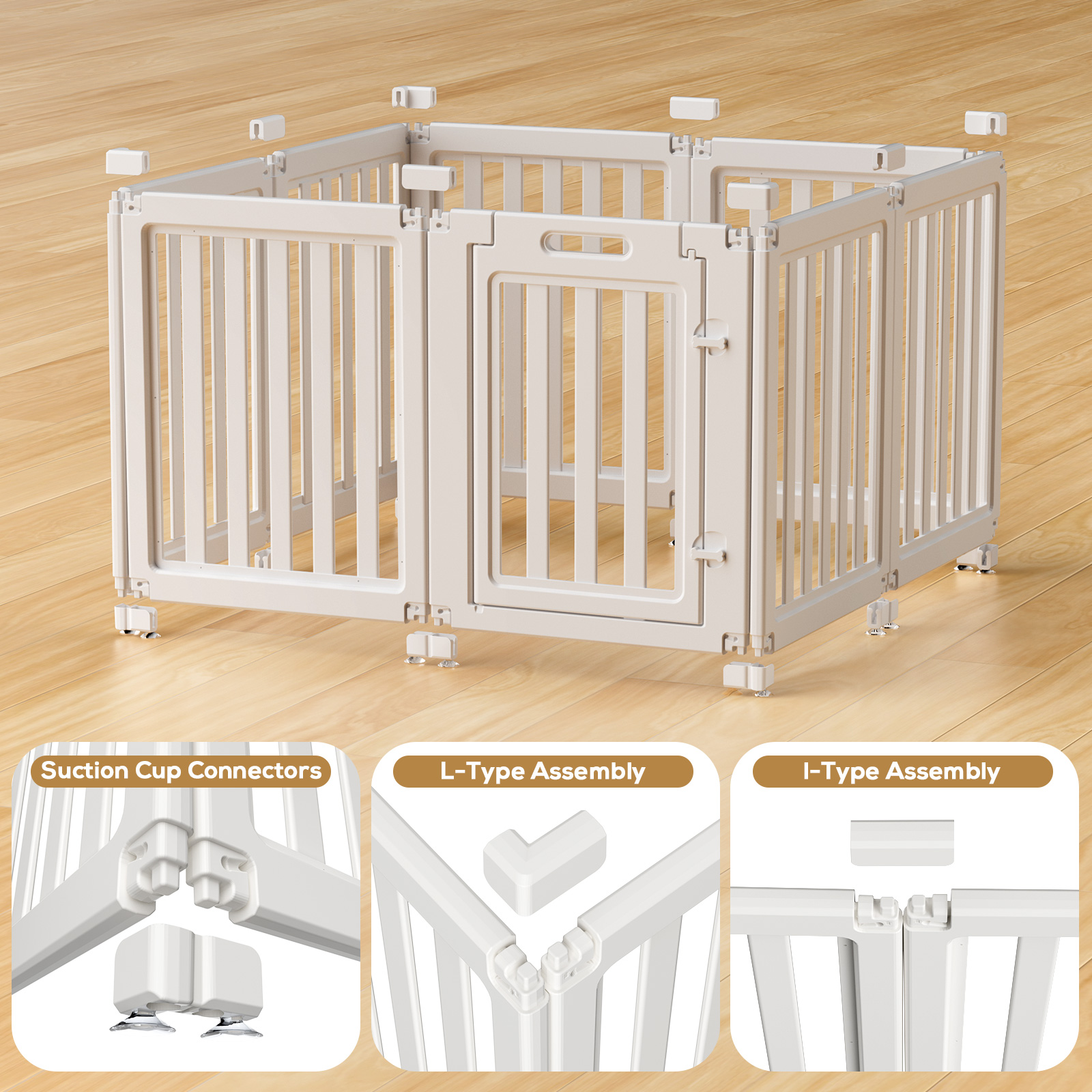 LoveTail Dog Playpen Indoor