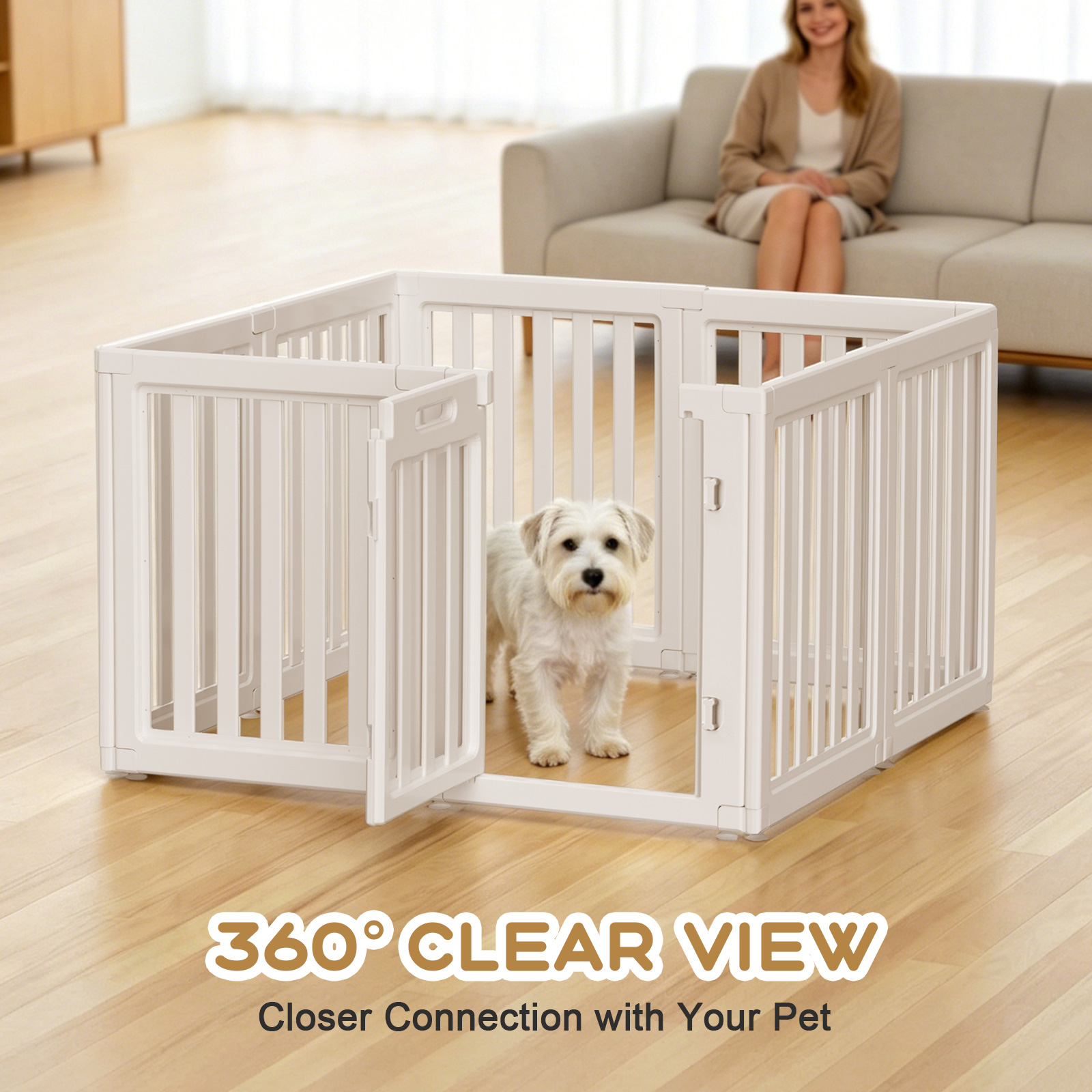 LoveTail Dog Playpen Indoor