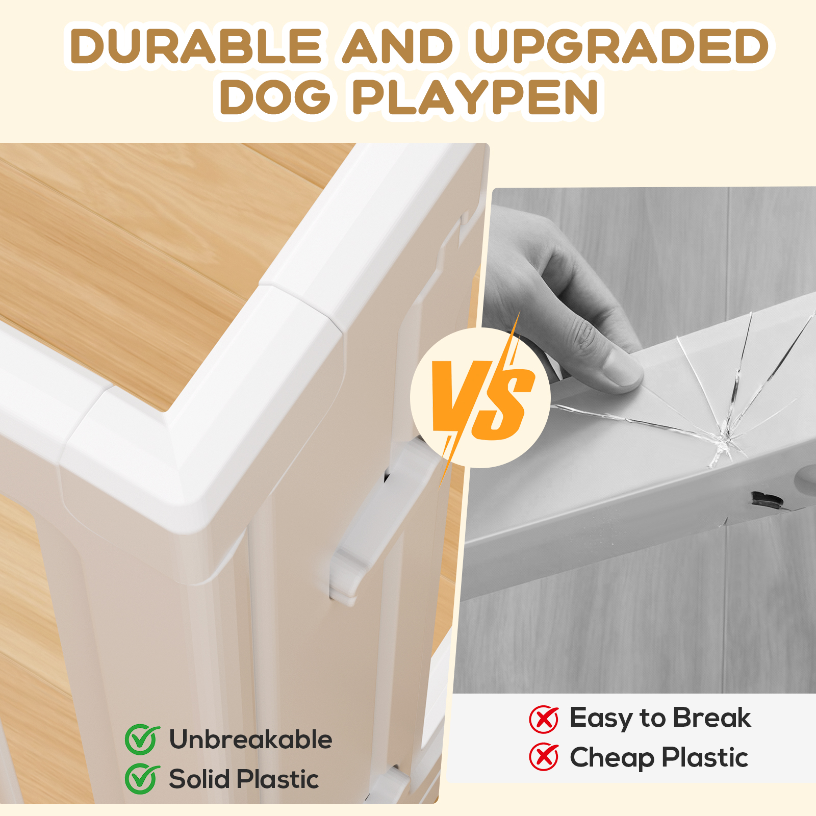 LoveTail Dog Playpen Indoor